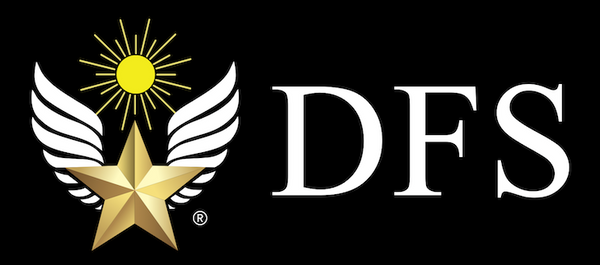 DFS Official license frame of America. DFS patented license plate frame holder. 